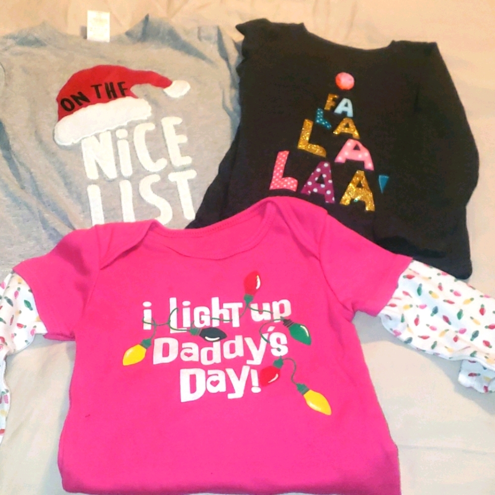 3 Christmas shirts